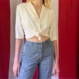 Vintage 90s/Y2K Silk Blouse
